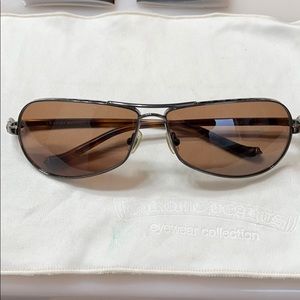 Chrome Hearts Red Aviator Sunglasses
